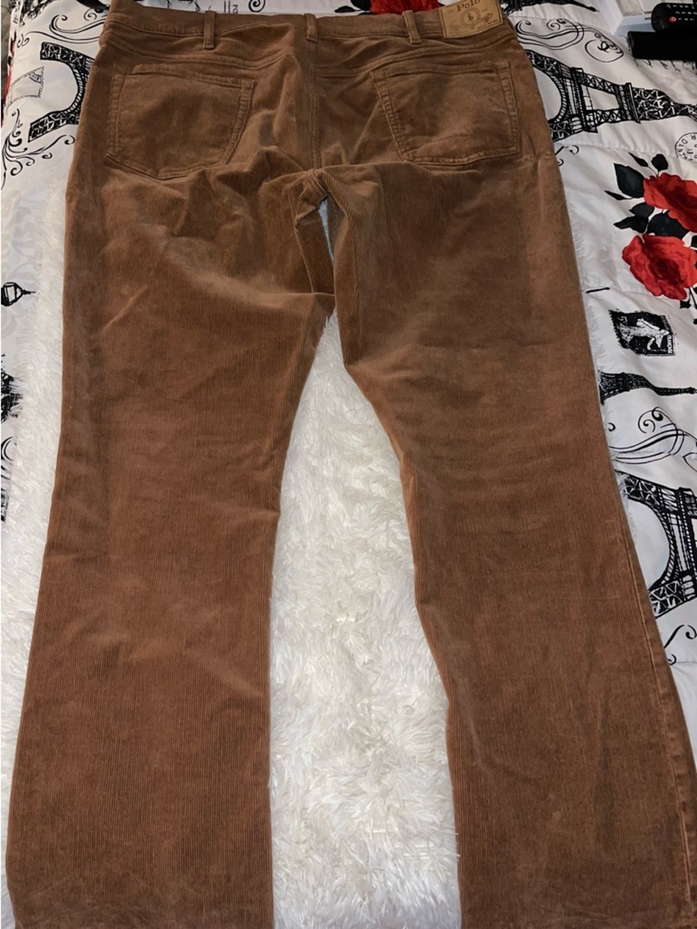Ralph Lauren Polo Corduroy Pants in Warm Brown 40X32.